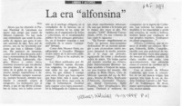 La era "alfonsina"  [artículo] Filebo.