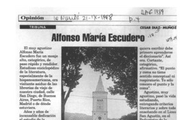 Alfonso María Escudero  [artículo] Cesar Díaz-Muñoz.