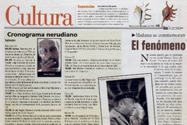 Cronograma nerudiano