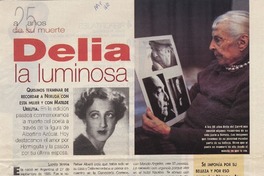 Delia la luminosa  [artículo] Loreto Novoa.