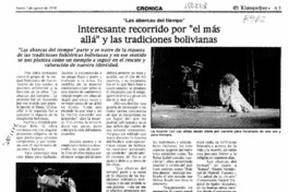 Interesante recorrido por "el más allá" y las tradiciones bolivianas  [artículo].