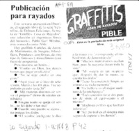 Publicación para rayados  [artículo].