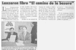 Lanzaron libro "El camino de la basura"  [artículo].