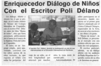 Enriquecedor diálogo de niños con el escritor Poli Délano