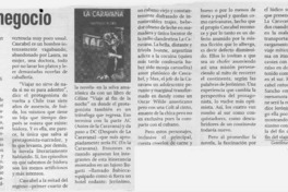 Ocio y negocio  [artículo] Gabriel Castro Rodríguez.