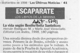 Vida según Benito Anita Santelices  [artículo].
