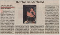 Relatos sin identidad