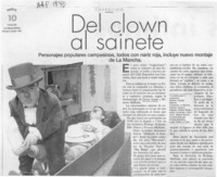 Del clown al sainete  [artículo] Carmen Mera O.