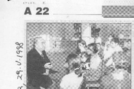 "El Libro jamás será reemplazado por la TV"  [artículo].