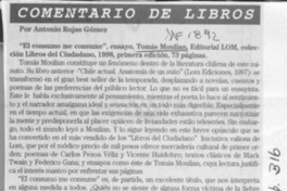 "El consumo me consume"