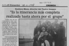 "Es la itinerancia más completa realizada hasta ahora por el grupo"