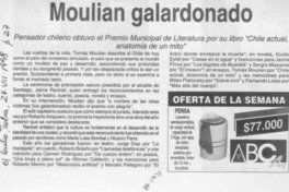 Moulian galardonado  [artículo].
