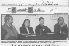 La Poesía viene del sur  [artículo].