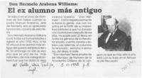 El Ex alumno más antiguo  [artículo].