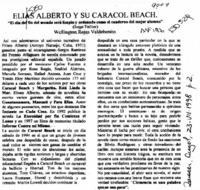 Eliseo Alberto y su caracol beach  [artículo] Wellington Rojas Valdebenito.