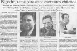 El Padre, tema para once escritores chilenos