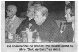 Poli Délano lanzó libro "Solo de saxo"