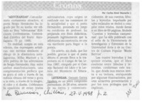 Cronos  [artículo] Carlos René Ibacache I.