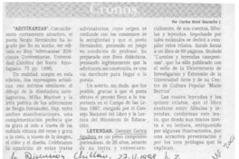 Cronos  [artículo] Carlos René Ibacache I.