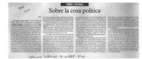 Sobre la cosa política  [artículo] Filebo.