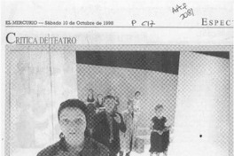 "Una casa vacía", desgarro actoral y gran energía física  [artículo] Carola Oyarzún L.