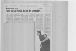 Una casa vacía, llena de secretos