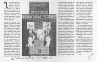 Escritores normalistas chilenos  [artículo].