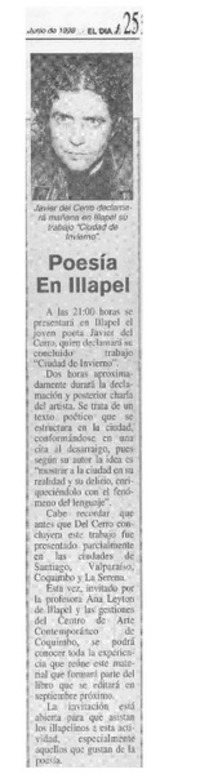 Poesía en Illapel  [artículo].