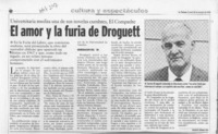 El amor y la furia de Droguett  [artículo] Andrés Gómez B.