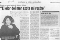 "El olor del mar azota mi rostro"  [artículo] Andrés Gómez.