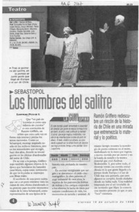 Sebastopol los hombres del salitre  [artículo] Leopoldo Pulgar I.