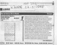 Por la fuerza sin la razón