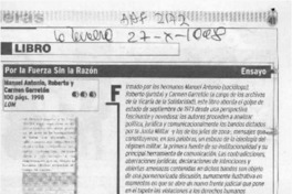 Por la fuerza sin la razón