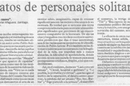 Relatos de personajes solitarios