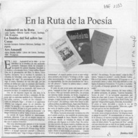 En la ruta de la poesía  [artículo] Jessica Atal.