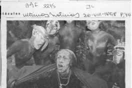 Diablos, lloronas, machis y "tue tue"  [artículo].