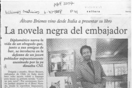 La novela negra del embajador  [artículo].