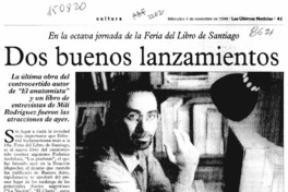 Dos buenos lanzamientos  [artículo].