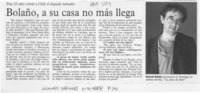 Bolaño, a su casa no más llega