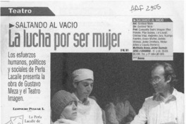 Saltado al vacío. La lucha por ser mujer  [artículo] Leopoldo Pulgar I.