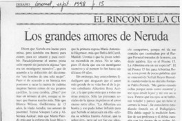 Los Grandes amores de Neruda