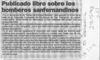 Publicado libro sobre los bomberos sanfernandinos