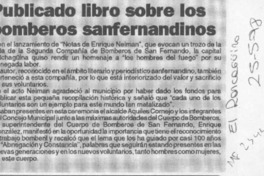 Publicado libro sobre los bomberos sanfernandinos