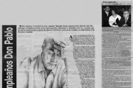 Feliz cumpleaños don Pablo