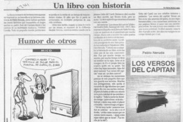 Un libro con historia  [artículo] Marino Muñoz Lagos.