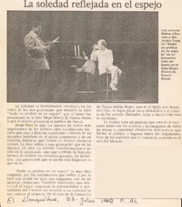 La Soledad reflejada en el espejo