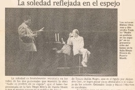 La Soledad reflejada en el espejo