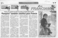 "Pampino" también clasificó para Francia  [artículo].