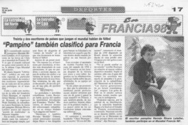 "Pampino" también clasificó para Francia  [artículo].