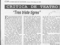 "Tres tristes tigres"  [artículo] Marina de Navasal.